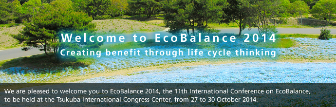 Welcome to Eco Balance 2014